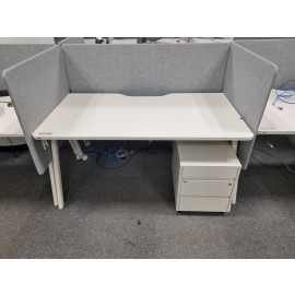 퍼시스 인에이블 1600 일반형책상[서랍파티션별매]FDD016CN