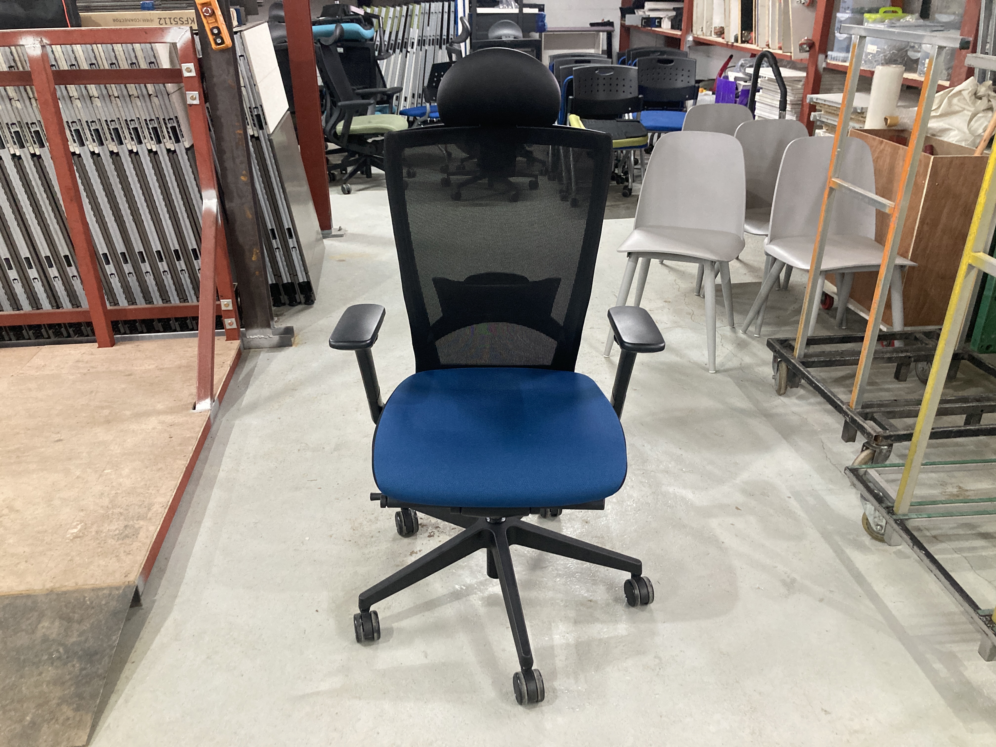 퍼시스 CHN4300AH 사무용의자[블루]