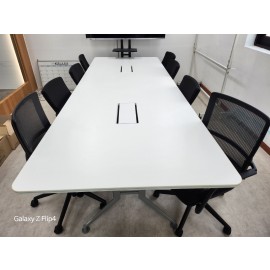 리바트 3200-4000회의테이블[덕트형]의자별매